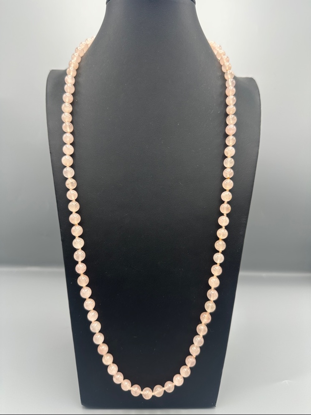 Rose Quartz Beaded Necklace